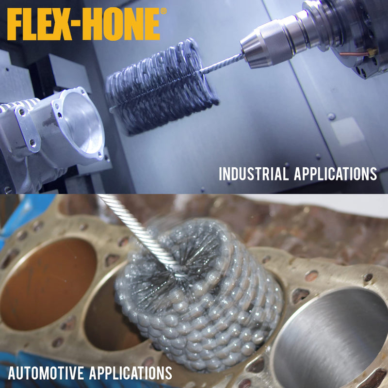Brush Research GBD30024 FLEX-HONE®, 3" (76mm) Diameter, 240 Grit, Silicon Carbide, For Mild Steel, Stainless Steel Cast Iron and Softer Ferrous Materials 3.000" (76mm)