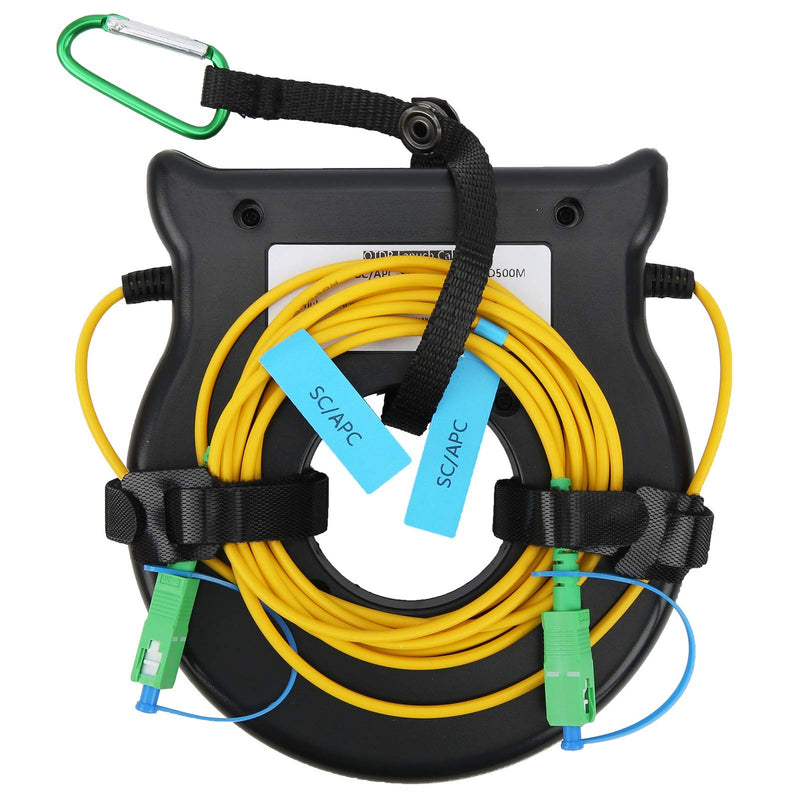 [Australia - AusPower] - Eujgoov 9/125um 500M SC/-SC/Connector OTDR Optical Fiber Launch Cable Singlemode Improving The Accuracy of Test Results 