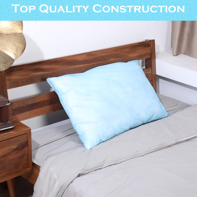 [Australia - AusPower] - 20 Pcs Disposable Pillow Case Medical Disposable Pillow Cover Travel Single Use Pillowcase Non Woven Fabric for Hospitals Hotels Home Bedroom Bedding Supplies, 32 x 20 Inches (Light Blue) Light Blue 