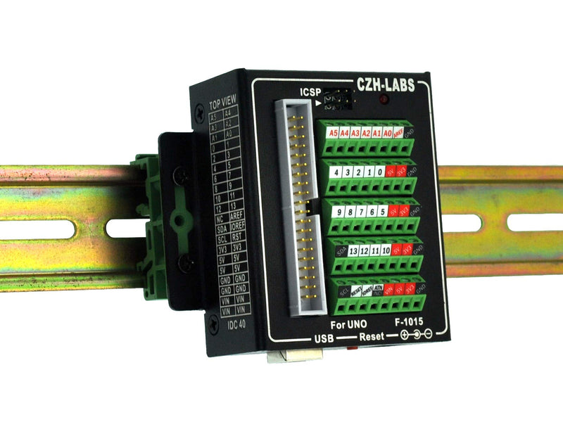 [Australia - AusPower] - UNO Screw Terminal Block Breakout Module with Aluminum Enclosure, for UNO R3. 