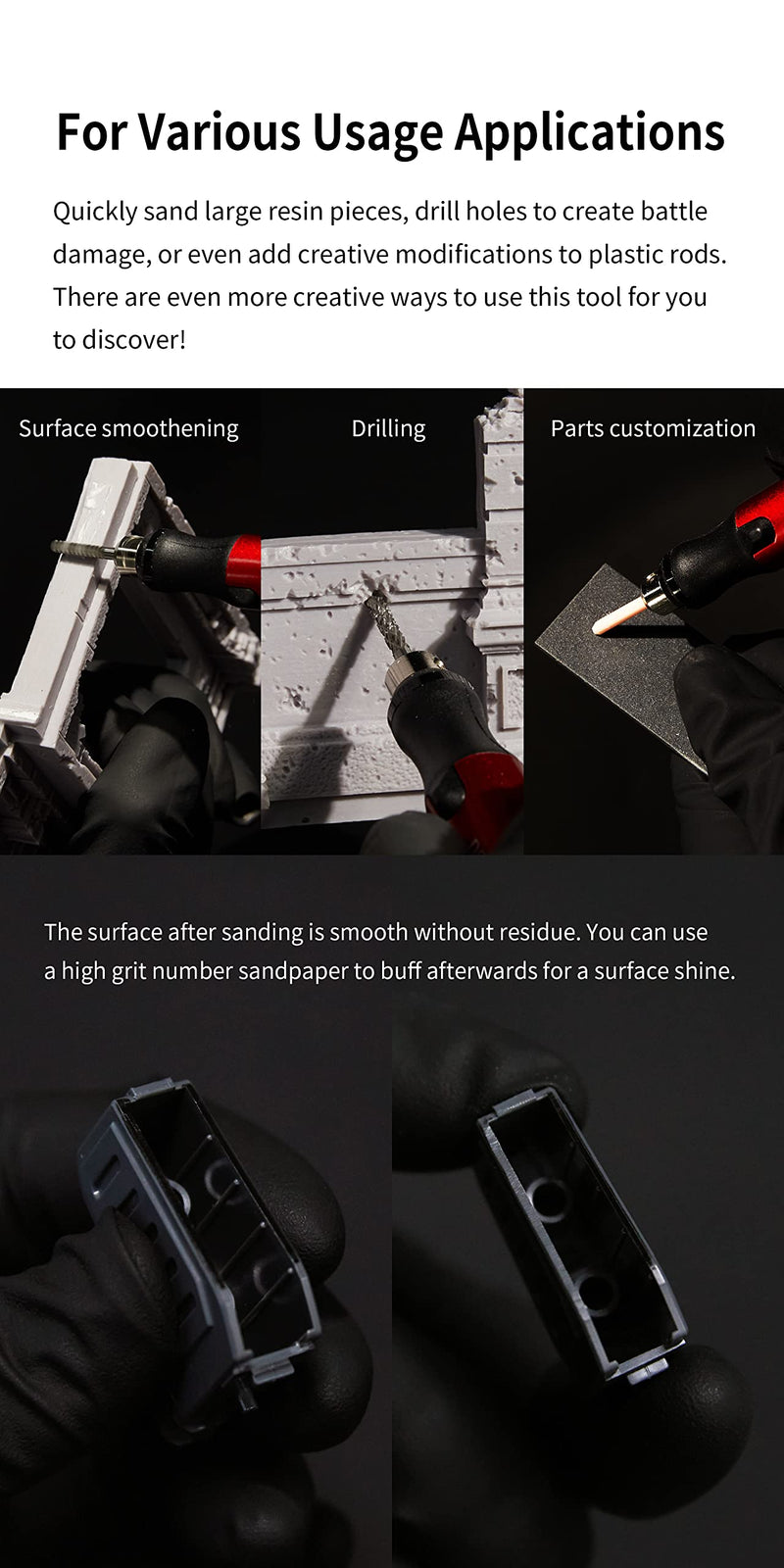 USB Charge Portable Electric Micro Sanding Pen For Hobby Model Craft,Sanding, Polishing, Drilling, Etching, Engraving, DIY Crafts (ES-P sanding pen)