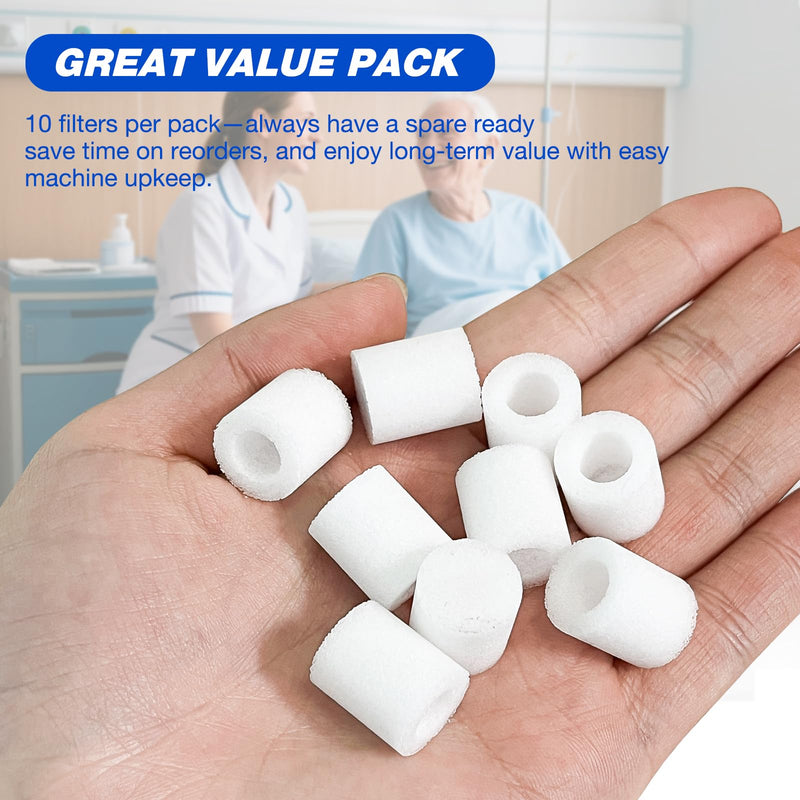 10 Pcs Filter for PARI Vios, Ultra II, Trek, and Trek S, CPAP Disposable Replacement Filter, Replacement Air Filter