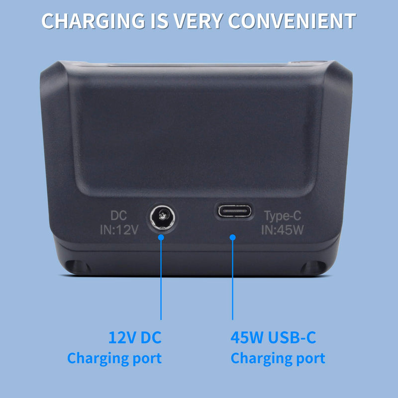 [Australia - AusPower] - 4-Slot Battery Charging Cradle Kit for Zebra TC70 TC75 TC77 TC7X-4BTYC1 Barcode Scanners, Compatible with BT-000318 Battery, Charger Station with Type-C Cable, Black 