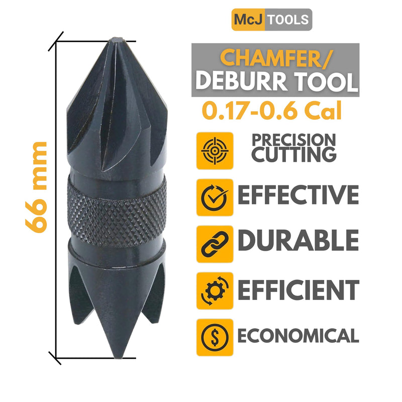 [Australia - AusPower] - McJ Tools Reloading Chamfer Deburr Hand Tool 0.17-0.6cal 