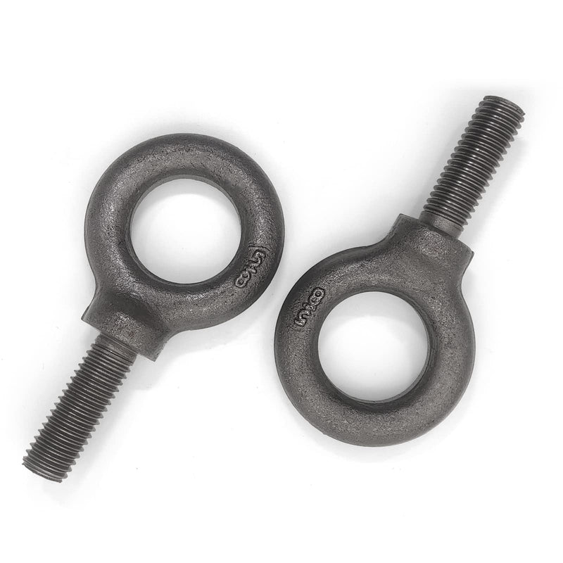 [Australia - AusPower] - Lifting Shoulder Eye Bolt 5/8"-11 X 1-1/4" 2 Pcs, Industrial Grade Heavy Duty Forged Steel for Truck Tractor Bucket Use As Towing&Pulling Point 5/8“-11 