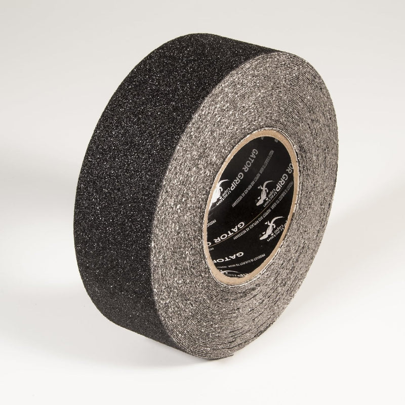 Gator Grip Traction Tape, Premium Grade 60 Grit Anti-Slip Adhesive Tape, Indoor/Outdoor, Great for Stairs, Docks, Boats & Ramps, Black, 2 inch x 60 ft, RE142 2 Inch x 60 Foot