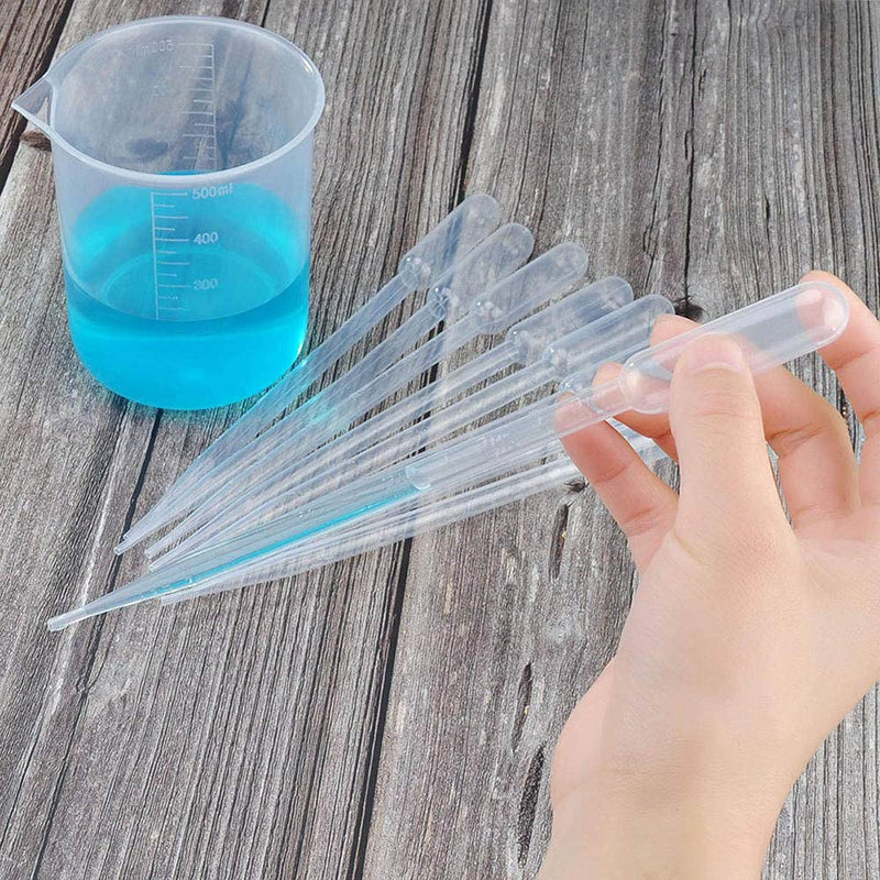 [Australia - AusPower] - Yesallwas Plastic pippets Dropper 10ml 20Pcs, Large Pipette Dropper for Lab Measuring and distributing Liquid 