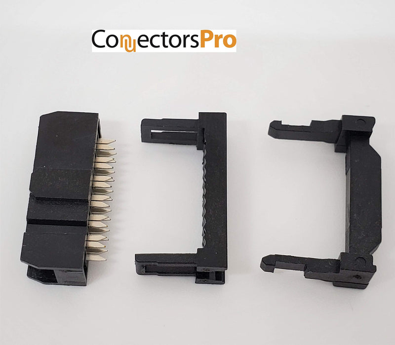 [Australia - AusPower] - Pc Accessories - Connectors Pro 25-Pack 2X6 12P FC 2.54mm 0.1" Pitch Dual Row IDC Sockets for Flat Ribbon Cable, 12 Pins Female Connectors 25-PK 