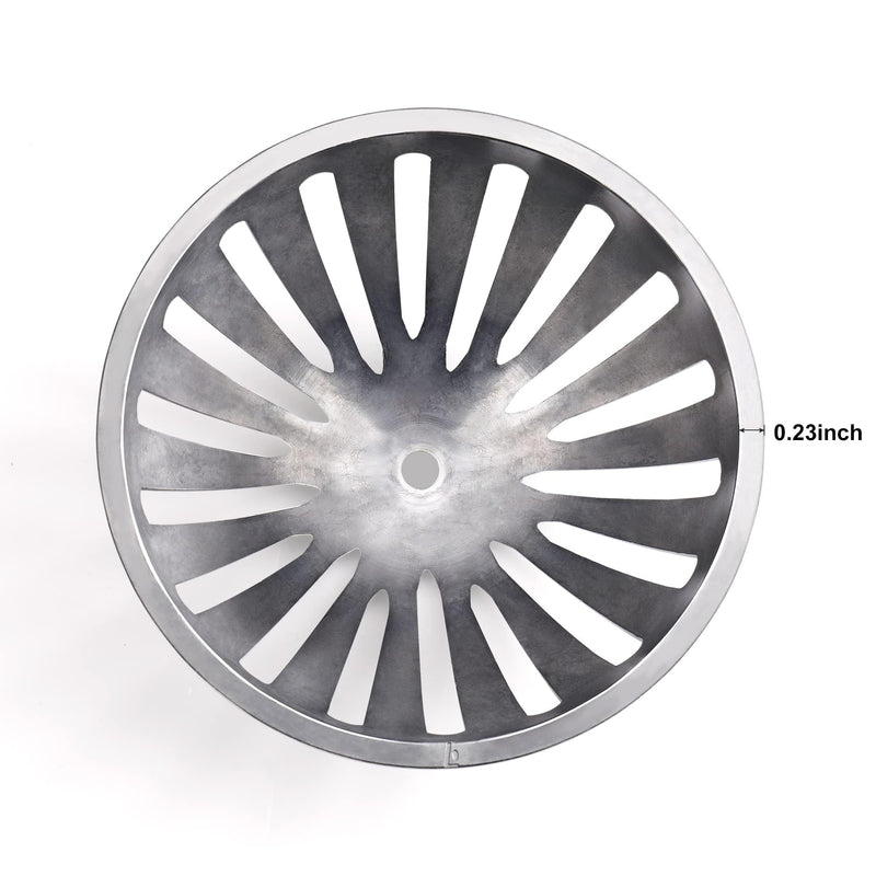 Aluminum Floor Drain Cover, Heavy Duty Dome Cover 5-1/2" (3pc) | Commercial Floor Drain Strainer, Preventing Leaves from Clogging the Drain,Fits Restaurant/Home/Garden,Drainage,Resists Rust Gray*3