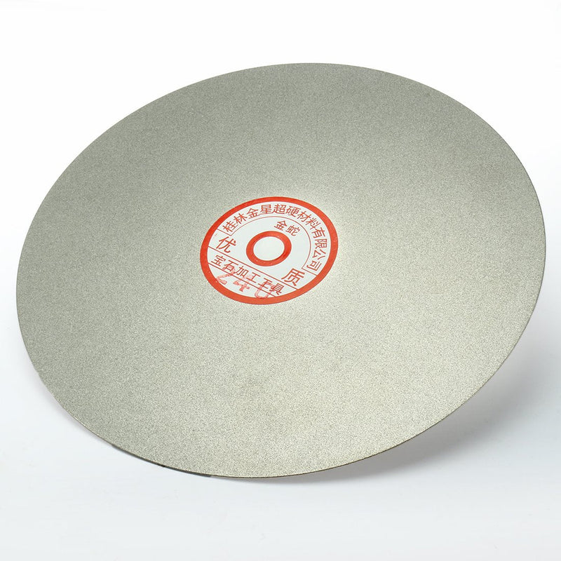 [Australia - AusPower] - sourcingmap 200mm 8-inch Grit 240 Diamond Coated Flat Lap Disk Wheel Grinding Sanding Disc 240 Grit 