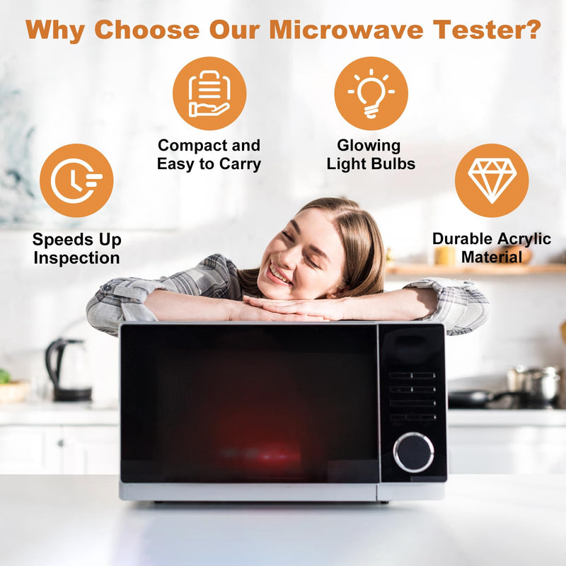 [Australia - AusPower] - 4750 Microwave Diagnostic Tool - Microwave oven safety tester for Home/Commercial Microwave Oven Inspection (Circle) 