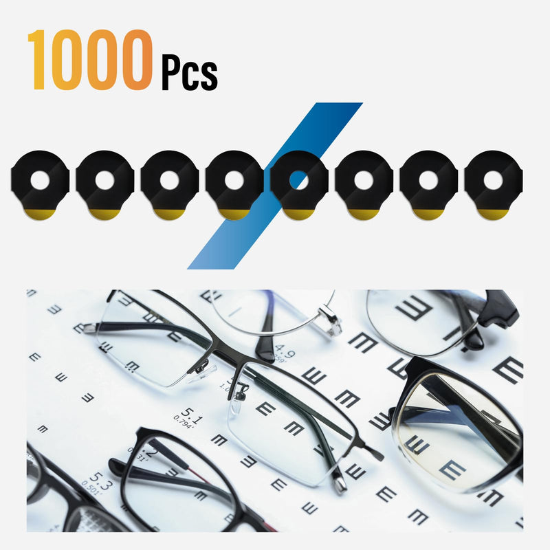 Lens Blocking Pads 1000PCS/ROLL Black for PC Lense and Ultra-Water Resistant Lens Eyeglasses Accessories (24CM*29CM)
