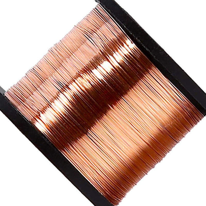 AWG 0.1mm Magnet Wire - Enameled Copper Wire - Enameled Magnet Winding Wire,Wire Length 15m Soldering Wire