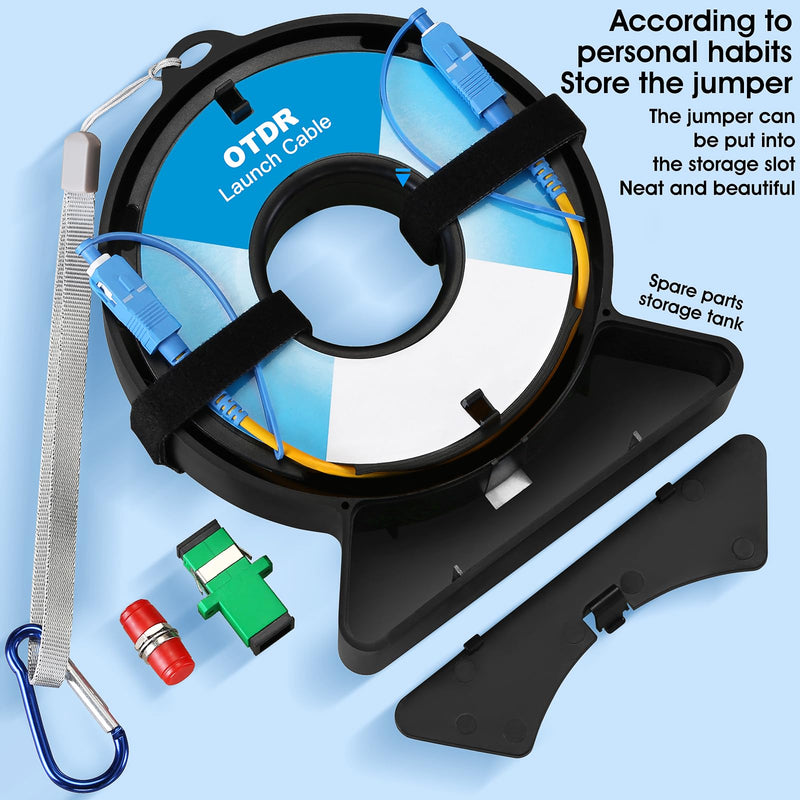 [Australia - AusPower] - OTDR Fiber Tester Extension Cord Dead Zone Eliminator SC/UPC-SC/UPC 1000M OTDR Launch Cable Box Single Mode Launch Cable Extension Cord Fiber Tester 