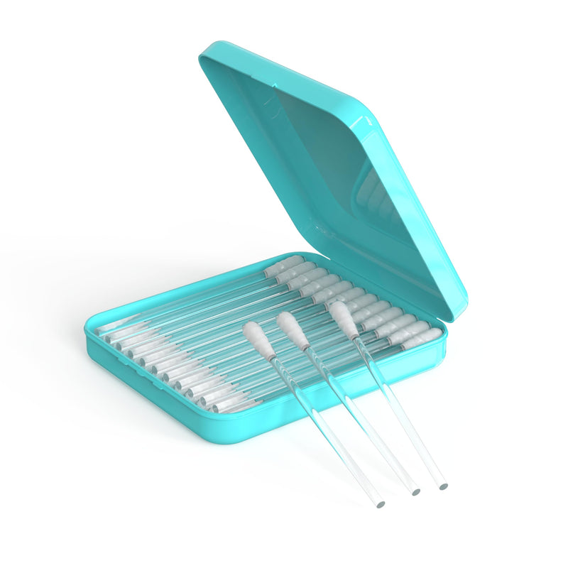 Base Labs Anti-Celoid Swab Piercing Care | Swab for Wound Disinfection of Piercings | Gentle Sterile Saline Solution for Wound Care of Ear, Nose, Navel and Body Piercings | 40 Swabs 40 Zählung
