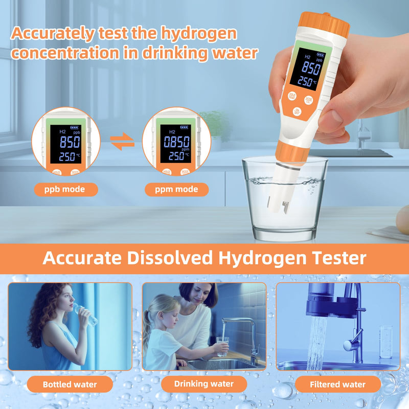 [Australia - AusPower] - 7-in-1 Smart Digital Pool Water Tester – pH, Salt, ORP, EC, TDS & Temperature Meter for Saltwater Pools, Hot Tubs, Spas, Hydroponics, Aquariums, Koi Ponds & Drinking Water Quality Analysis 