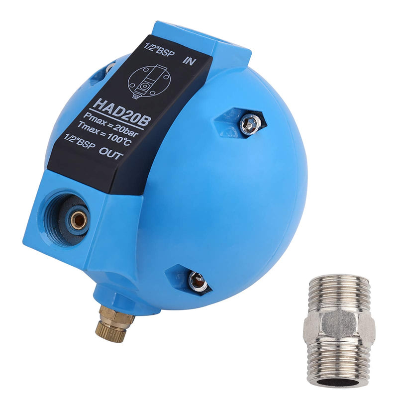 [Australia - AusPower] - Oumefar Automatic Drain Valve Spherical Condensate Drain Mechanical Round Float Filter Drain Valve Condensate Filter Drain for Compressed Air Drain 1/2BSP 