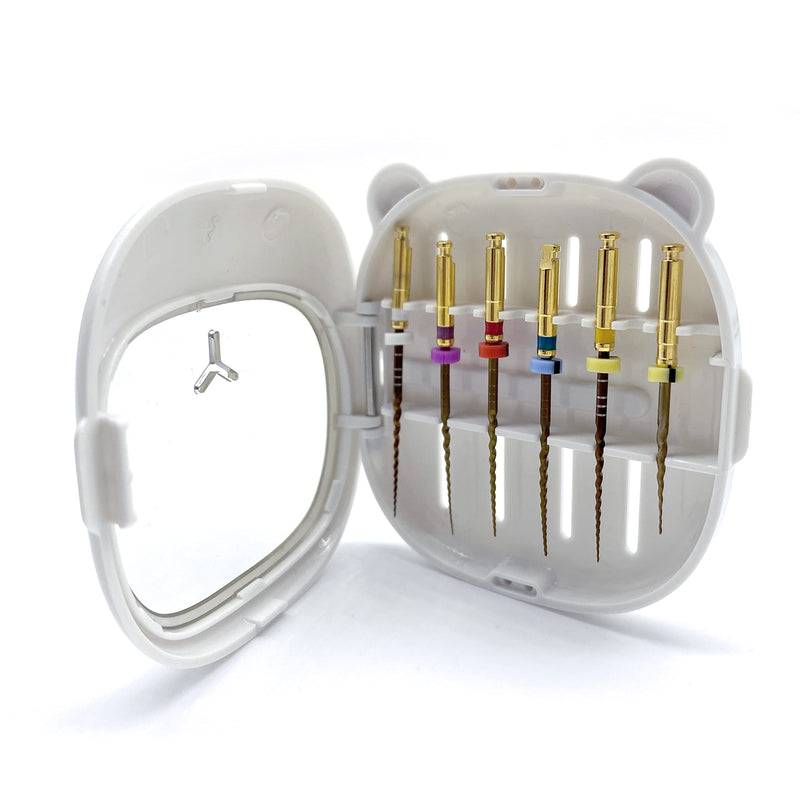 [Australia - AusPower] - 5Pack Dental Root Canal Files Organizer Case Endodontic Management Disinfection Box with Measuring Ruler Dental Sterilization Box 5Pack Boxes 
