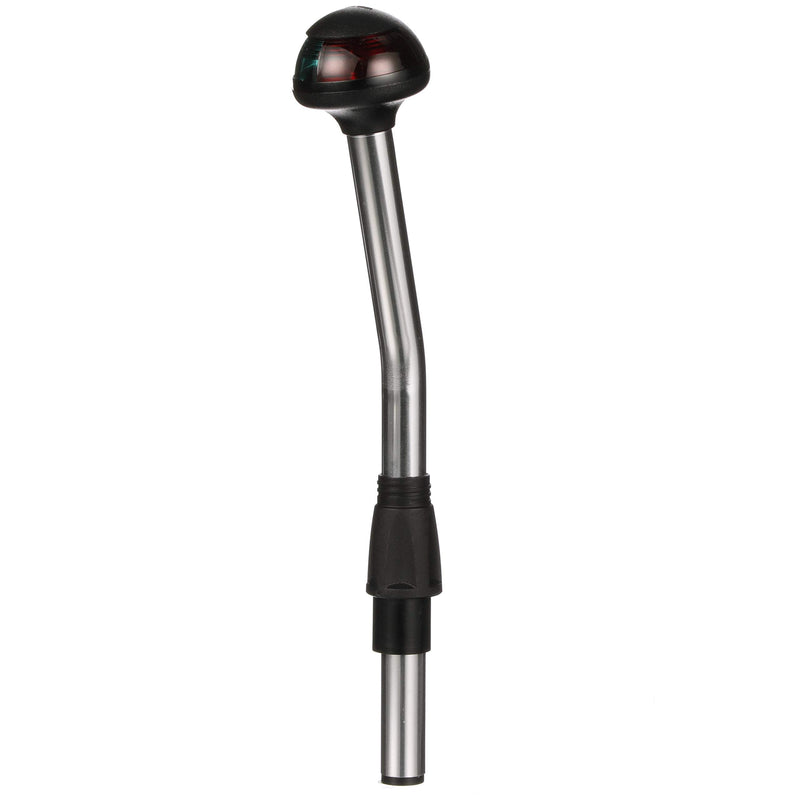 attwood Bi-Color Stowaway 1-Mile Sidelights, 10-Inch Angled Pole, 225-Degree Visibility for Boats Up to 39.4 Feet, 5091-10-7 One size