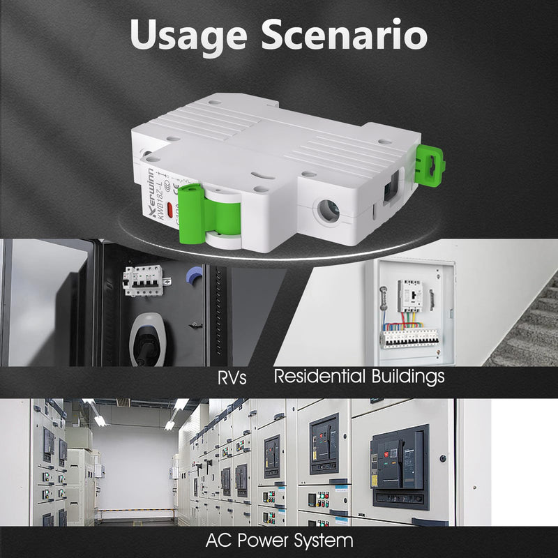 [Australia - AusPower] - DC Miniature Circuit Breaker 12V-110V Circuit Breaker 1Pole 10Amp Smart Circuit Breaker DIN Rail Mount for Battery Power Systems,Solar photovoltaic Systems(C10A) 1P 10A 