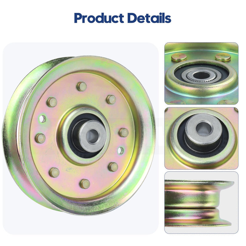 [Australia - AusPower] - 175820 Idler Pulley Replaces Craftsman Idler Pulley 175820 Pulley Craftsman Pulley Idler Flat 175820, Husqvarna 596481401 Pulley Idler, Husqvarna 532175820 Pulley, Husqvarna 539107620 1 Pack 175820 Pulley 