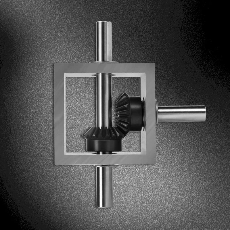 [Australia - AusPower] - 1Pcs Gear Box 1:1 Right Angle Bevel Gearbox 90°Bevel Gear 1.25 Module 20 Teeth Simple Mechanical DIY Module with 10mm Shaft 