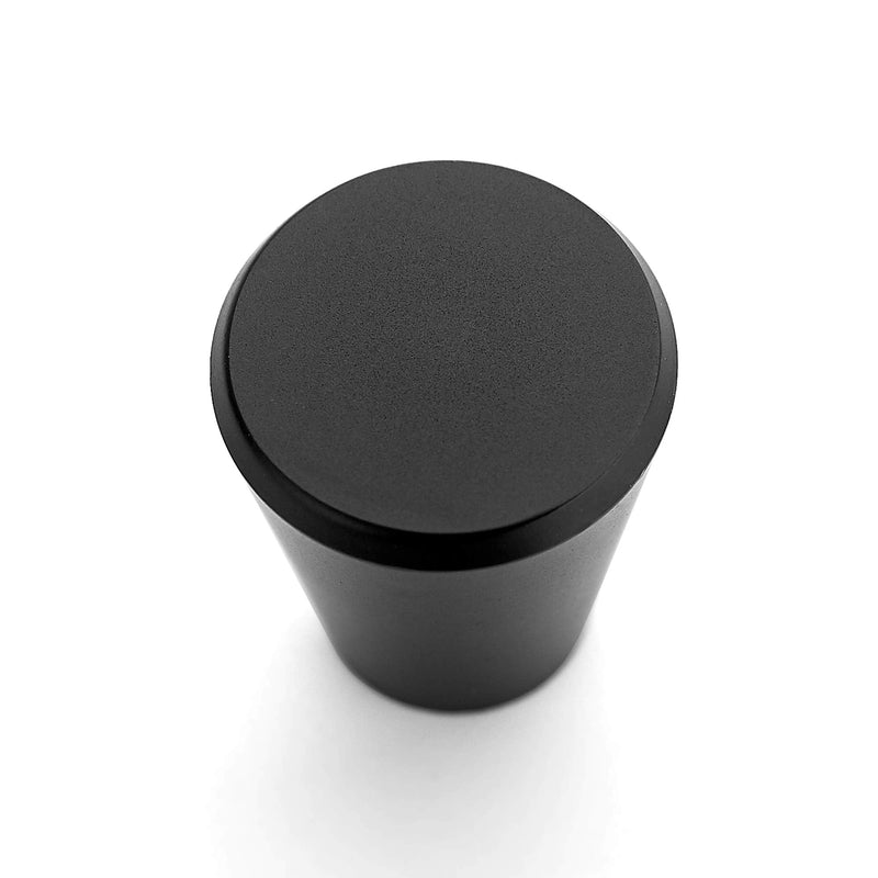 Ravinte 15 Pack 3/4 inch Kitchen Cabinet Knobs and Drawer Pulls - Matte Black Door and Dresser Handles 3/4" Diameter