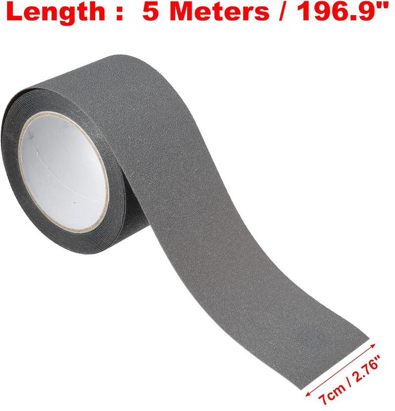 Unifizz Car Door Edge Guards Door Sill Protector PEVA Car Wrap Film Vinyl Automotive Wrap Film Car Door Sill Protection Film Anti-Collision Fits for Most Car Truck SUV (2.76In x 16.4Ft, Gray)