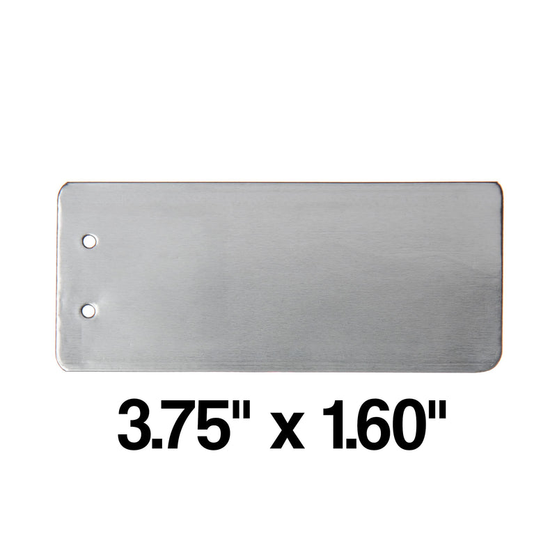 Impress-O-Tag Jumbo Double Sided Write On Metal Foil Tags (Pack of 100)