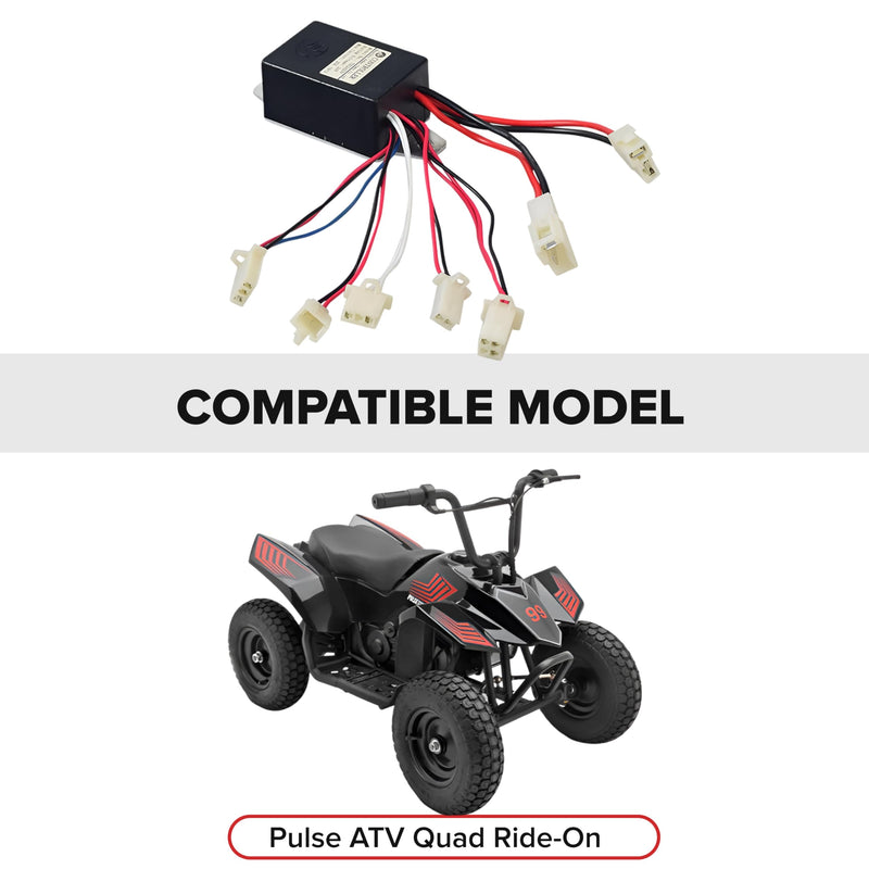 AlveyTech 24 Volt TRE2423V Controller for The Pulse ATV Quad Ride-On - Replacement Speed Motor Control Module with 2-Wire Throttle Connector