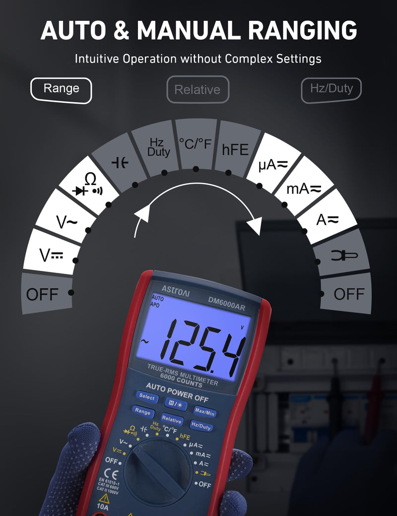 [Australia - AusPower] - AstroAI DM6000AR Multimeter & DM200M Multimeter 