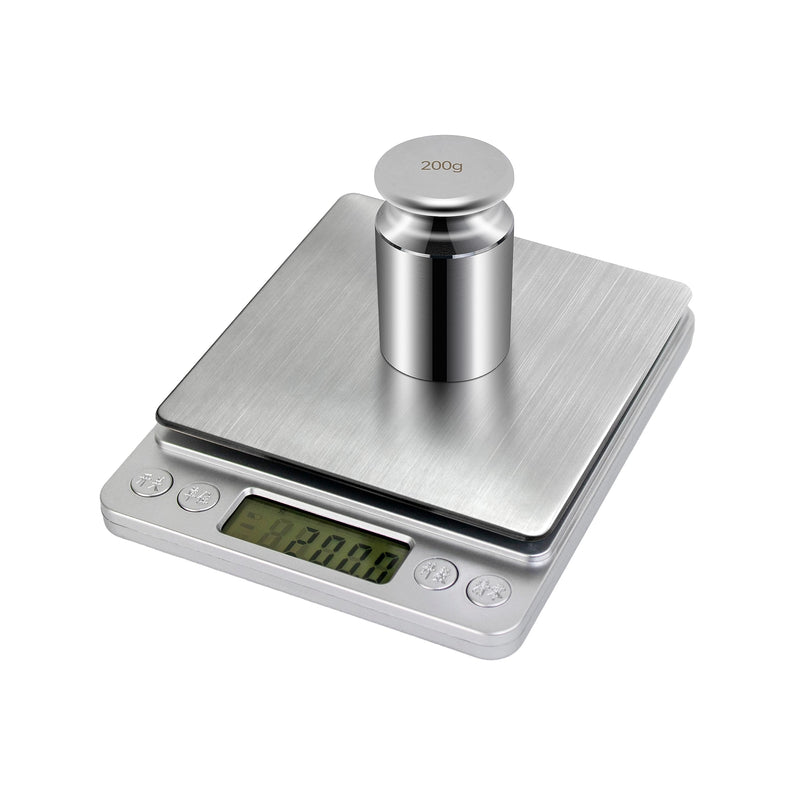 [Australia - AusPower] - HFS(R) Calibration Weight 200 Gram M2 Class Chrome Scale Balance Calibration Weight for Digital Scale, Pocket Scale 