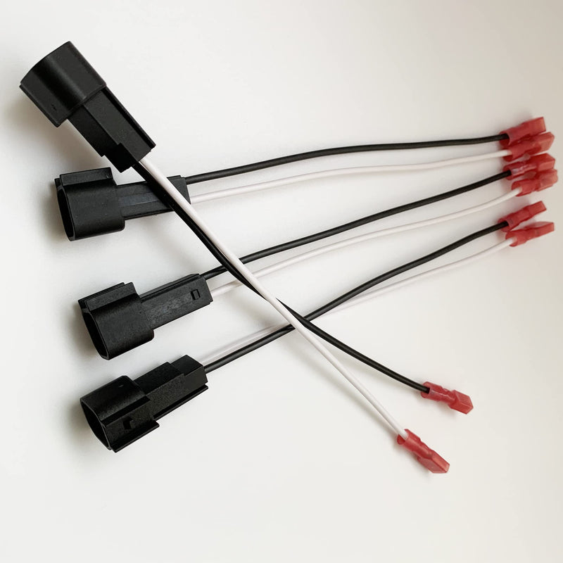 [Australia - AusPower] - 4 Pack 72-5600 Speaker Harness Replacement for Ford Speaker Wire Harness Adapter Replacement for Ford F150 F250 Escape Mustang Lincoln Mercury Mazda Speaker Wiring Harness Adapter 4 