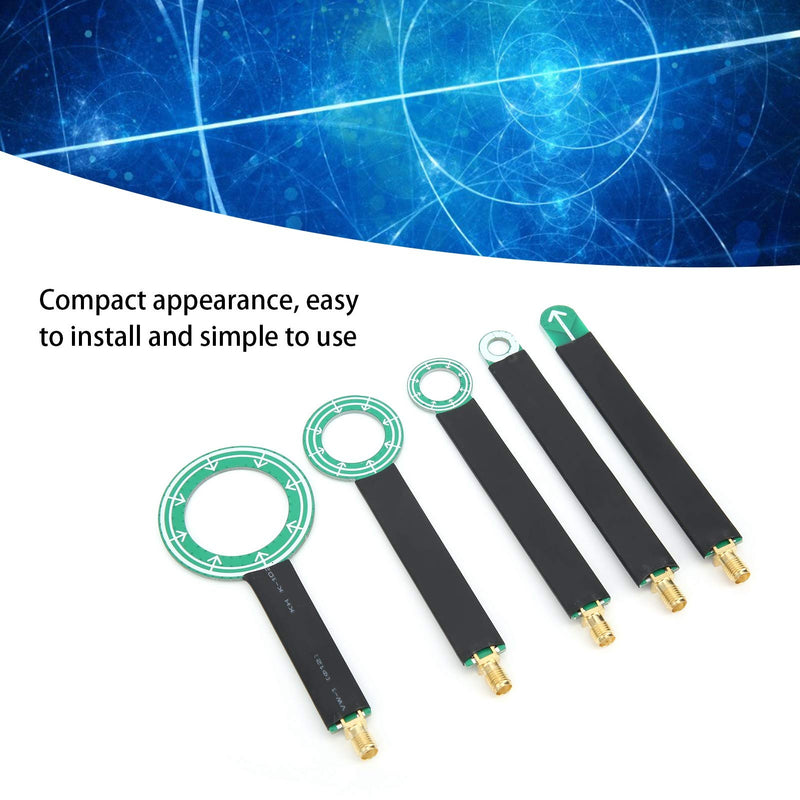 Magnetic Field Antenna, 5 Pieces PCB Near Field Antenna, Magnetic Field Probe EMC EMI Tool Accessories for Electronic Components, Radio Antennas
