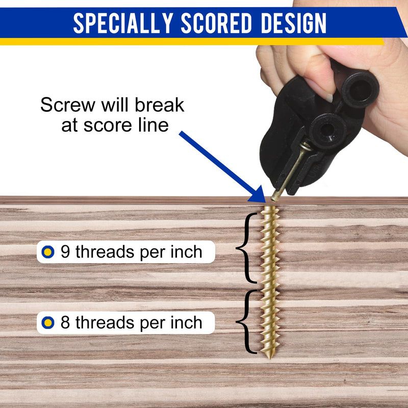 [Australia - AusPower] - Squeaky Floor Repair Kit, 125 Pack Squeaking Floor Fix Screws, Eliminate Squeaking Noise Under Carpeted Floors, Hardwood, Vinyl and Linoleum Floors B- 125 Pack Screws Only 