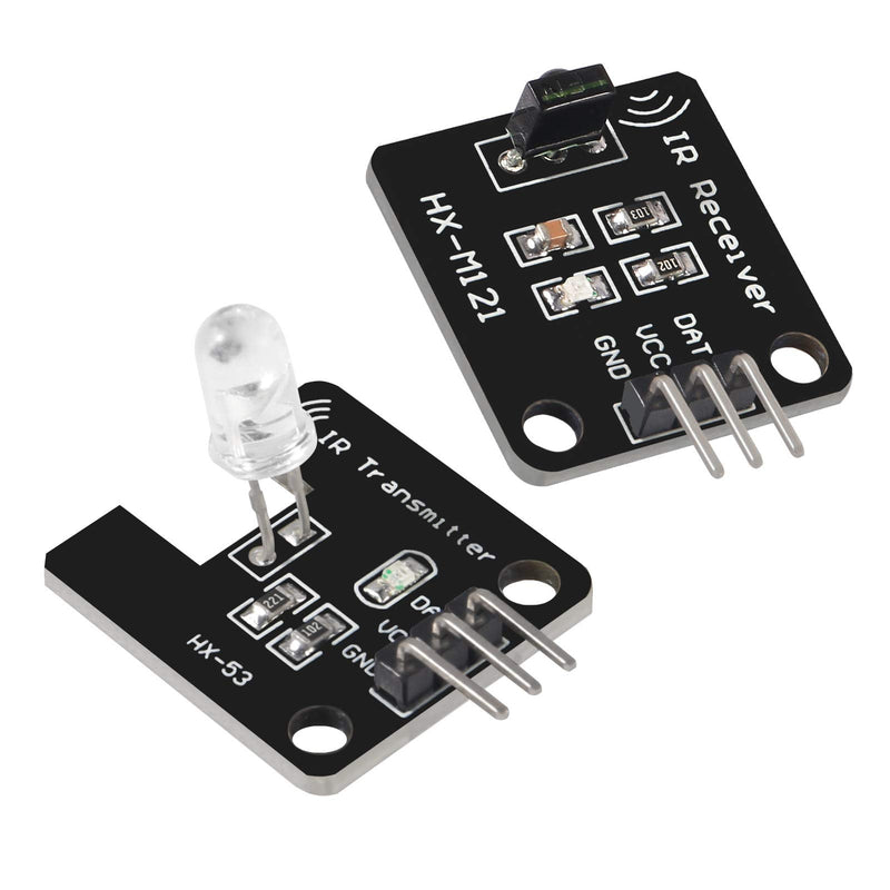 [Australia - AusPower] - 4Pcs Digital 38khz Ir Receiver Sensor Module + 4Pcs 38khz Ir Transmitter Sensor Module Kit for Electronic Building Block 8PCS 