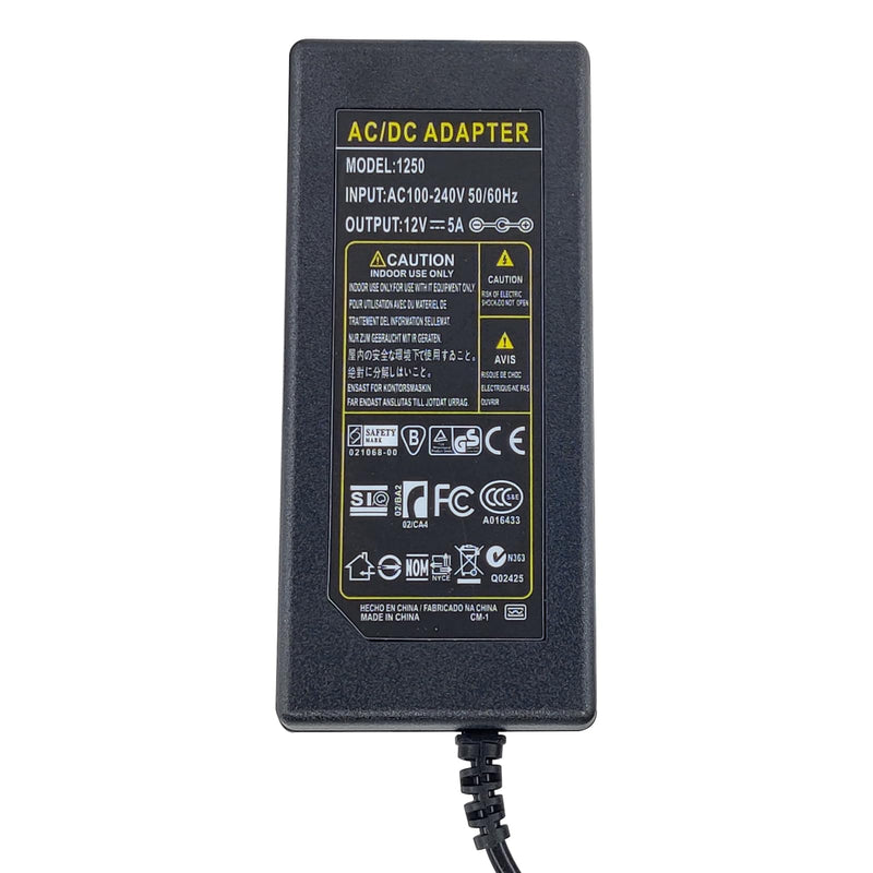 [Australia - AusPower] - AC/DC Power Adapter AC100-240V Output DC 12V 5A for 12V Linear Actuator and Motor 1 