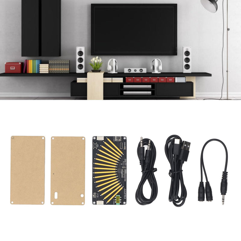 [Australia - AusPower] - Music Level Meter Board, 16 Bit Indicator Music Level Meter Stereo LED VU Meter Indicator with Adjustable Light Speed Control for Home Audio System 