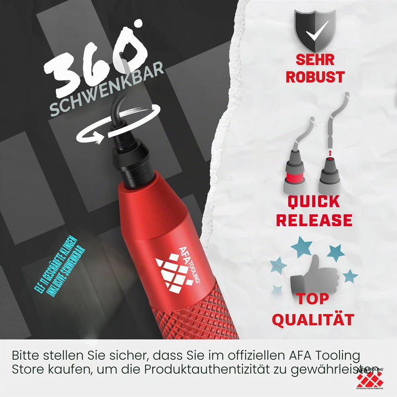 AFA Tooling - Deburring Tool with 10 Extra High Speed Steel Blades - Deburring Metal, Plastic, Resin, PVC Pipes, Copper, and 3D Printed Edges - As a Copper Pipe Deburrer, for Plumbing and 3D Printing 11 Blades (BS1010)