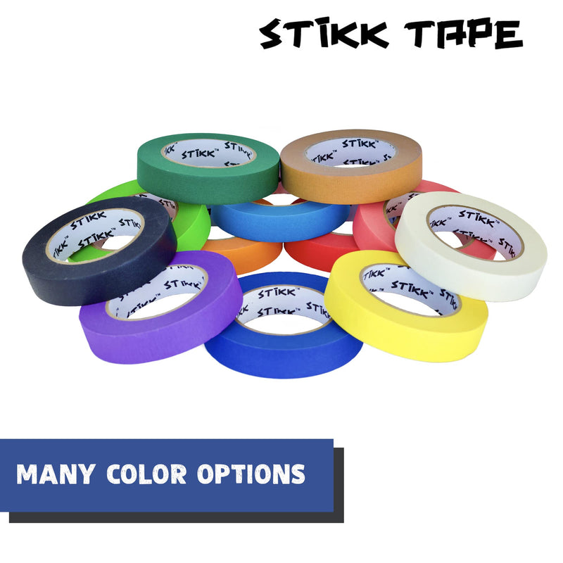 [Australia - AusPower] - STIKK Painters Tape - 3pk Blue Painter Tape - 1/4 inch x 60 yards - Paint Tape for Painting, Edges, Trim, Ceilings - Masking Tape for DIY Paint Projects - Residue-Free Painting Tape 