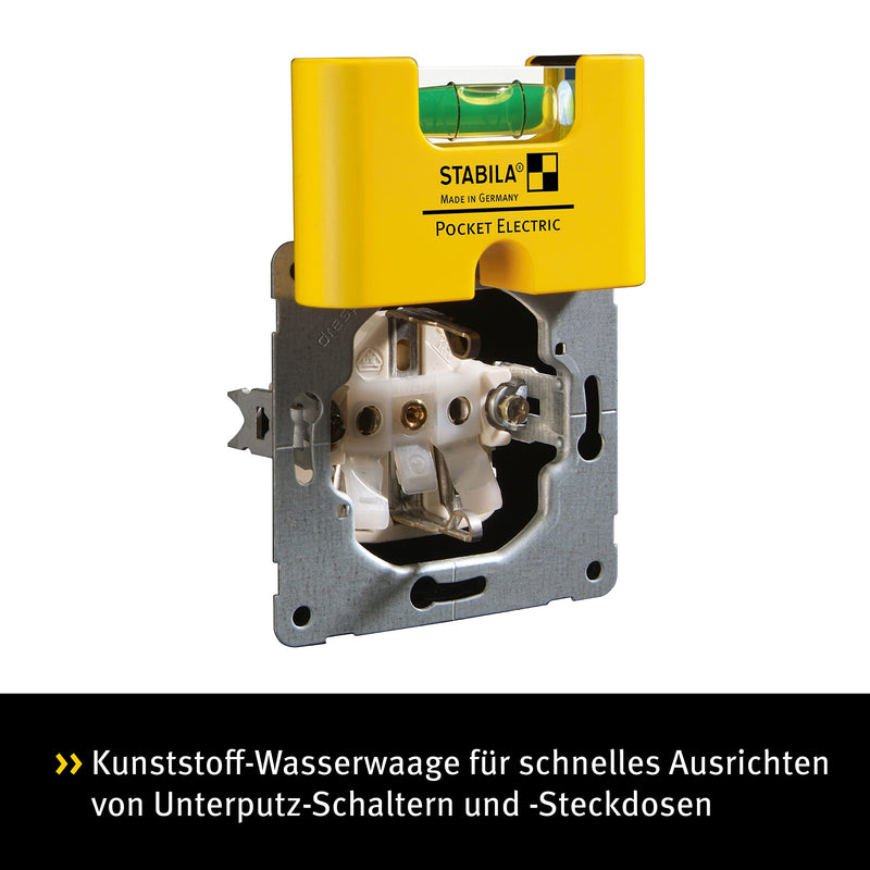 [Australia - AusPower] - Stabila Type 70 Electric and Pocket Electric Spirit Level, 17775 ohne Gürtelclip 