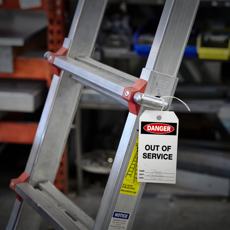 [Australia - AusPower] - Avery UltraDuty Safety Tags, 50lb Pull-Strength, 25ct, 5.75" x 3.25" Danger Out of Service Tags (62410) 