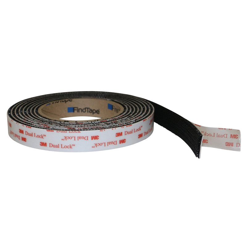 [Australia - AusPower] - 3M Dual Lock Type 400 Reclosable Fastener [Black Acrylic Adhesive] (SJ3551): 1 in. x 10 ft. (Black) 