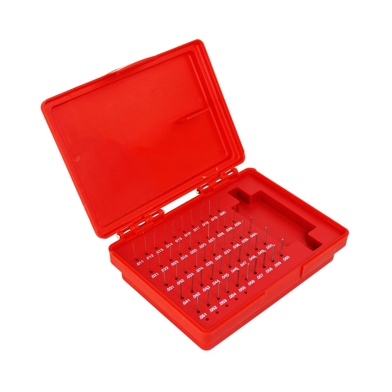[Australia - AusPower] - HFS(R) Minus Steel Pin Gage Set with Case 50pcs (0.011-0.060") 0.011-0.060" (M0) 50 