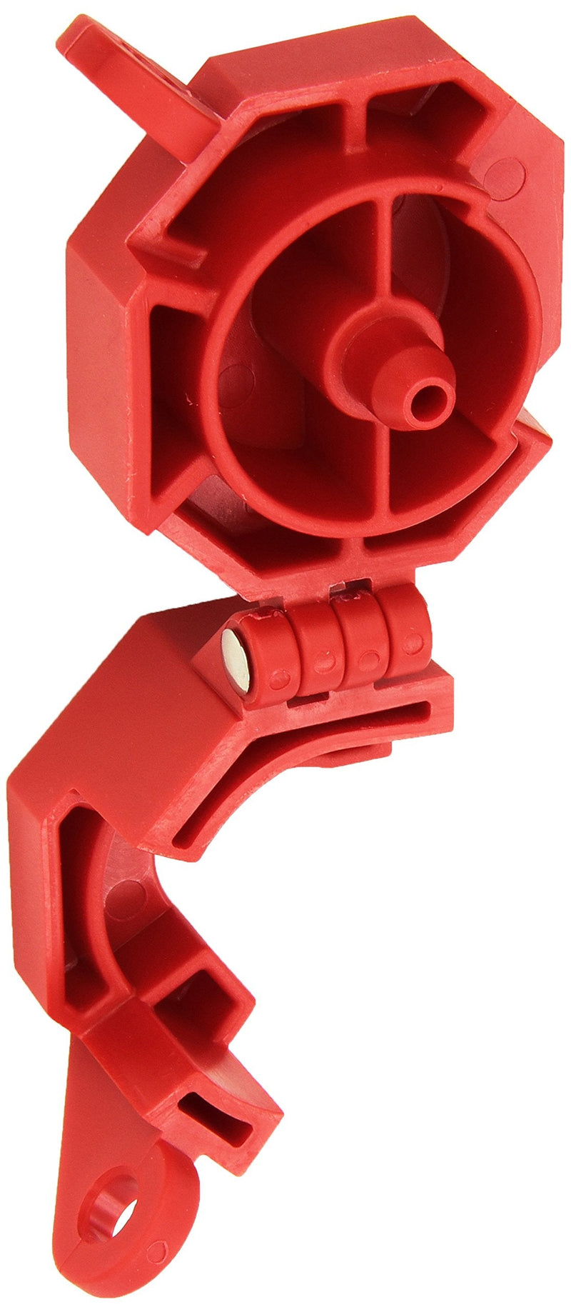 [Australia - AusPower] - Accuform KDD477 STOPOUT Trailer-Lock Glad Hand Lockout, Blocks Access to Air Line Connection, Plastic with Zinc-Coated Steel Hinge Pin, Red 