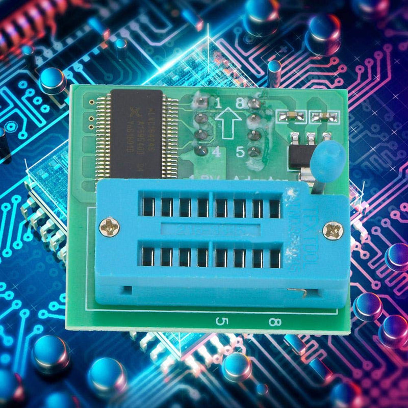 SPI Flash 1.8V Adapter for Phone Motherboard, Flash Programming Module SOP8 DIP8 W25 MX25 CH341 TL866CS Conversion Adapter Programming Module