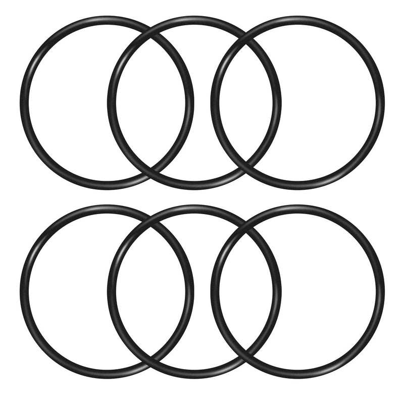 [Australia - AusPower] - O-Rings for GE TM 2.5 Inch Water Filters Compatible with GXWH20F/ GXWH04F/ GXRM10/ GXWH20S/ GX1S01R (6 PCS) 