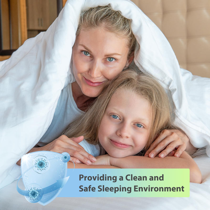 [Australia - AusPower] - 4 PCS Disposable Bed Sheet Queen Size, Travel Sheet for Hotel, Disposable Sheet for Travel Bedding Cover Portable Sheet with 1 Quilt Cover, 1 Sheet and 2 Pillowcase for Travel Business Trip Spa Hotel 