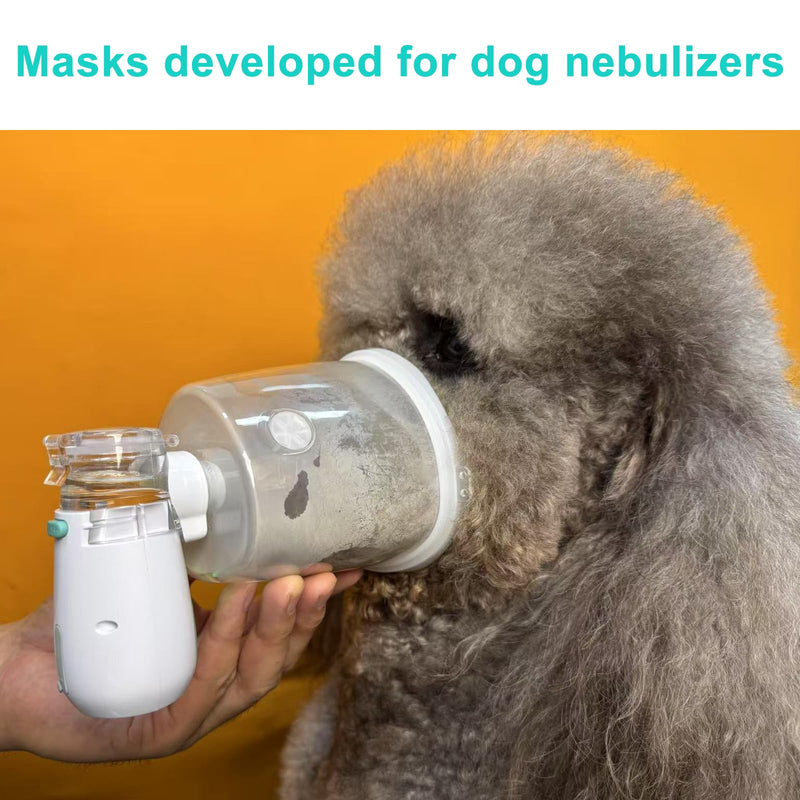 Pet Nebulizer for Dogs, Dog Nebulizer and Inhaler Mask for Dog,Low Noise, Suitable for Large Dogs, Green L