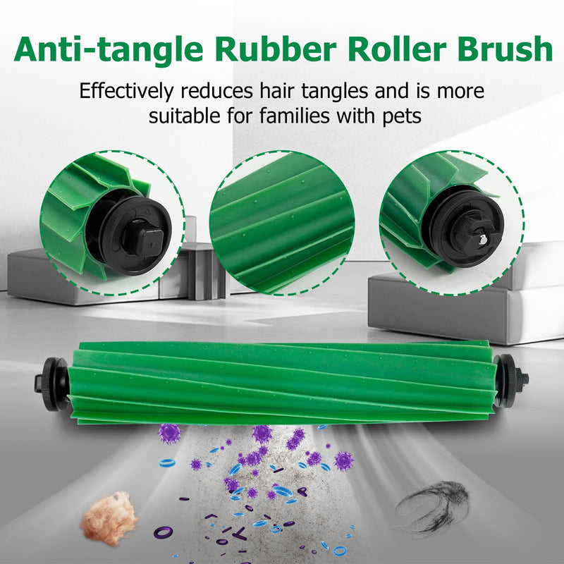 [Australia - AusPower] - 25 Pack Replacement Accessories Kit for iRobot Roomba Plus 405 Combo, Plus 505 Combo Vacuum, 2 Main Brushes,4 Filters,6 Dust Bags,6 Mop Pads,6 Side Brushes,1 Cleaning Brush 405/505 (25 Pack) 